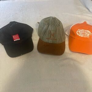 Men's Black, Green, and Orange Cap Set one size sku 2142
